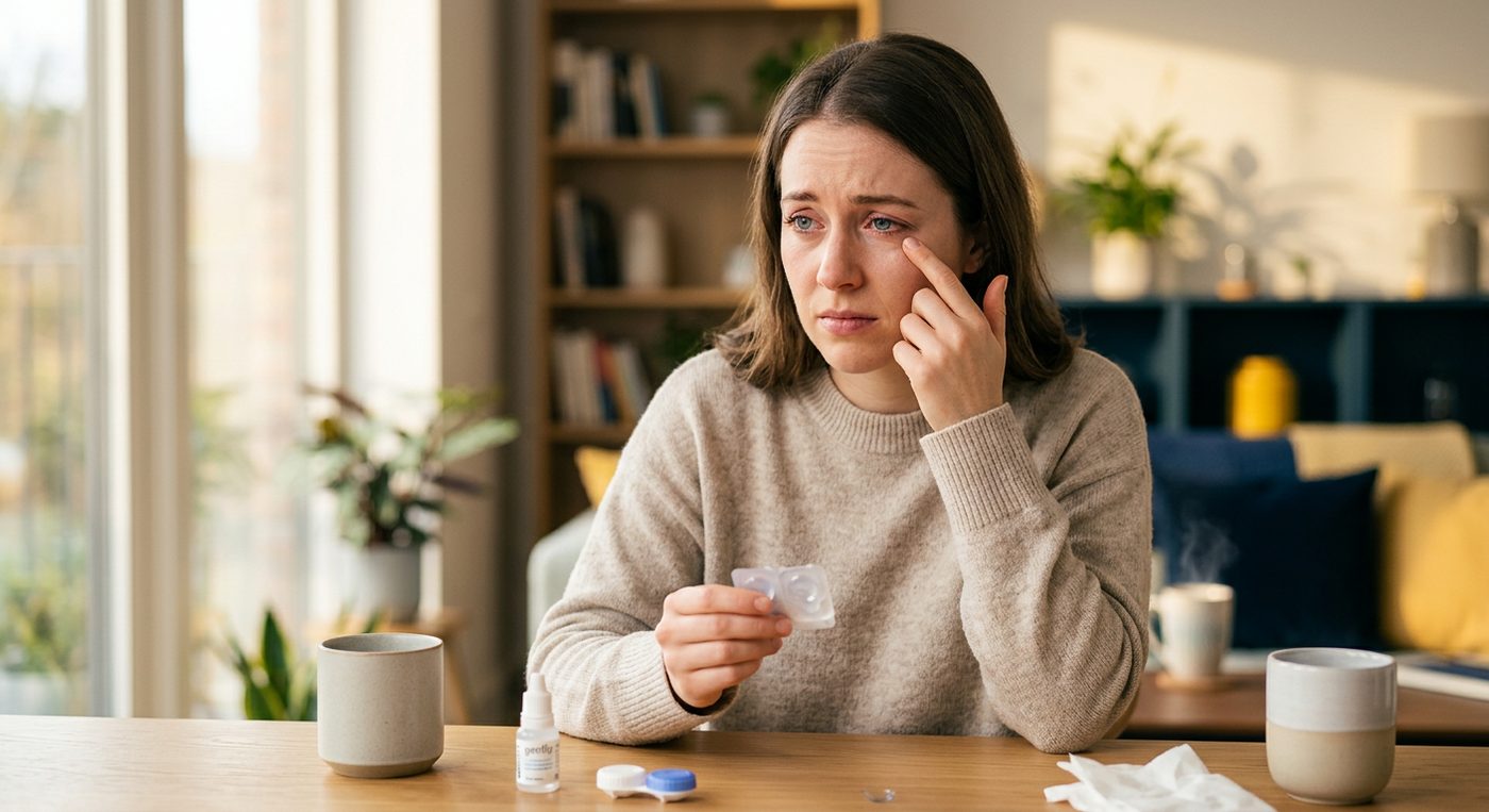 The Link Between Dry Eyes & Contact Lens Discomfort